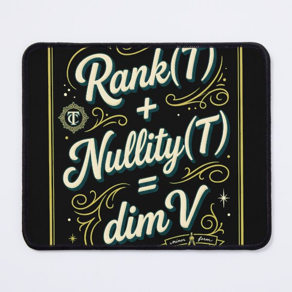 Item preview, Rank Nullity Theorem Math Formula  designed and sold by Sugengthecraftd.