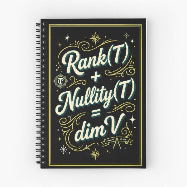 Item preview, Rank Nullity Theorem Math Formula  designed and sold by Sugengthecraftd.