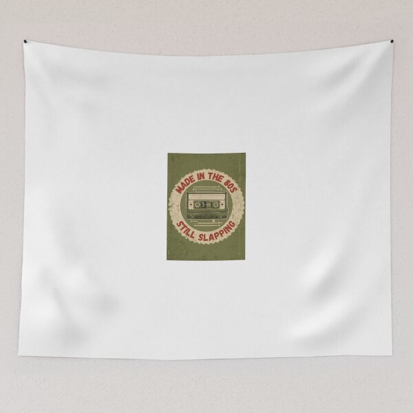 Item preview, Made In The 80s Still Slapping Retro Badge Vintage Design designed and sold by jojodebondy.