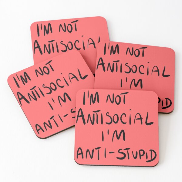 Item preview, anti social designed and sold by Kasia1987t.