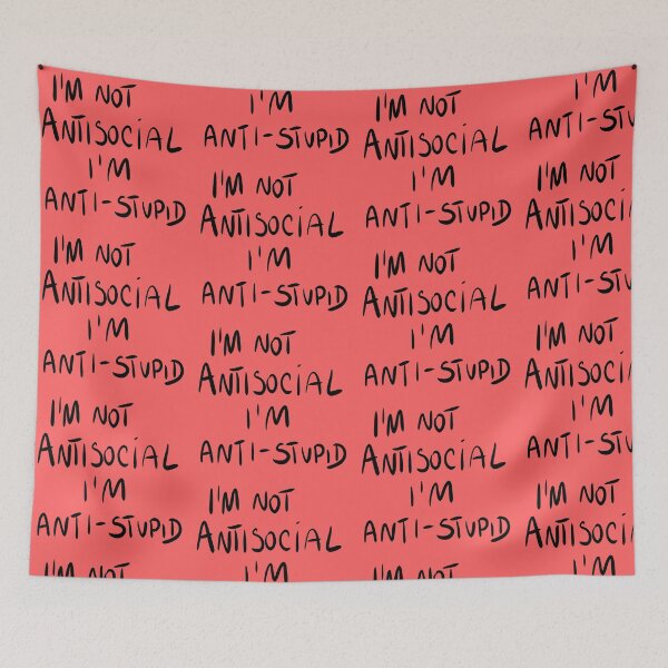 Item preview, anti social designed and sold by Kasia1987t.