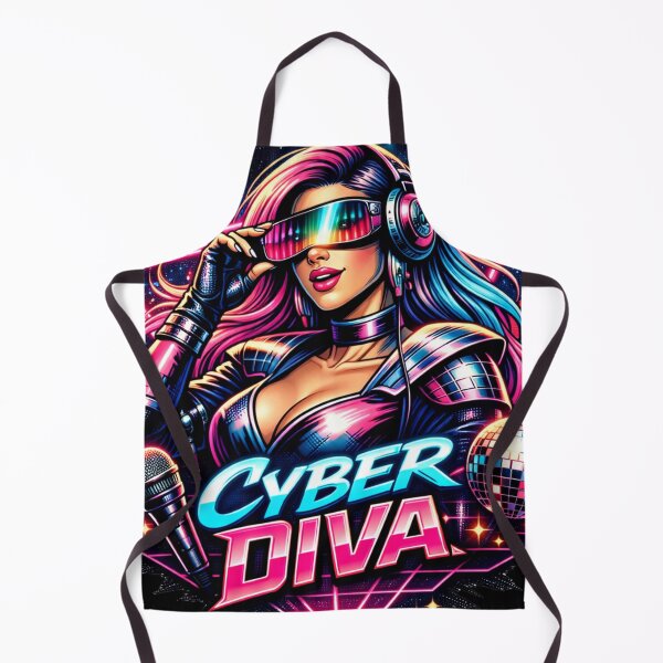 Item preview, Cyberpunk Diva Neon Futuristic Virtual Reality Glasses Virtual Reality Glasses designed and sold by JonelleTshirts.