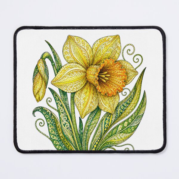 Item preview, Intricate Daffodil - March Birth Flower designed and sold by PaintedbyCarol.