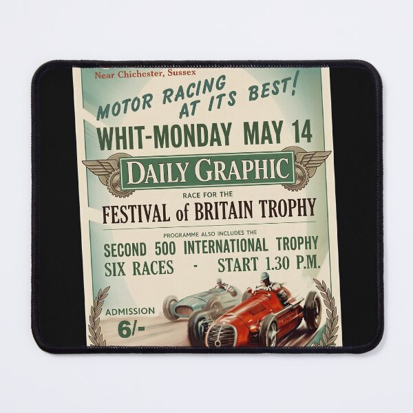 Item preview, Vintage Motor Racing Poster Retro Style designed and sold by Sugengthecraftd.