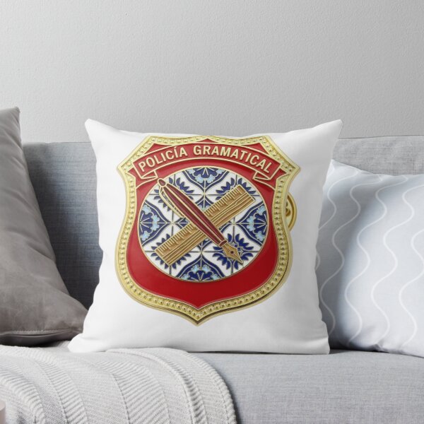 Item preview, Spanish grammar police badge GRAMMATICAL POLICE funny teacher gift designed and sold by language-des.