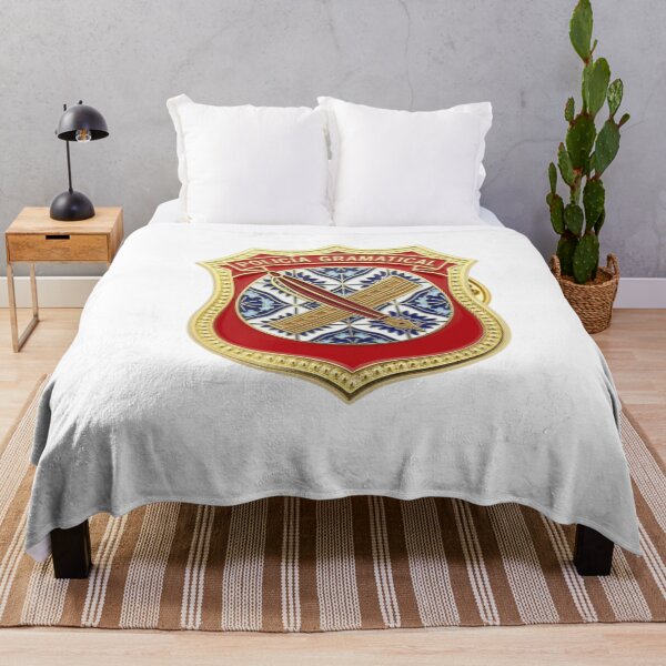 Item preview, Spanish grammar police badge GRAMMATICAL POLICE funny teacher gift designed and sold by language-des.