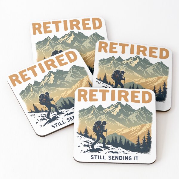 Item preview, Retired and Still Sending It designed and sold by NorthingShop.