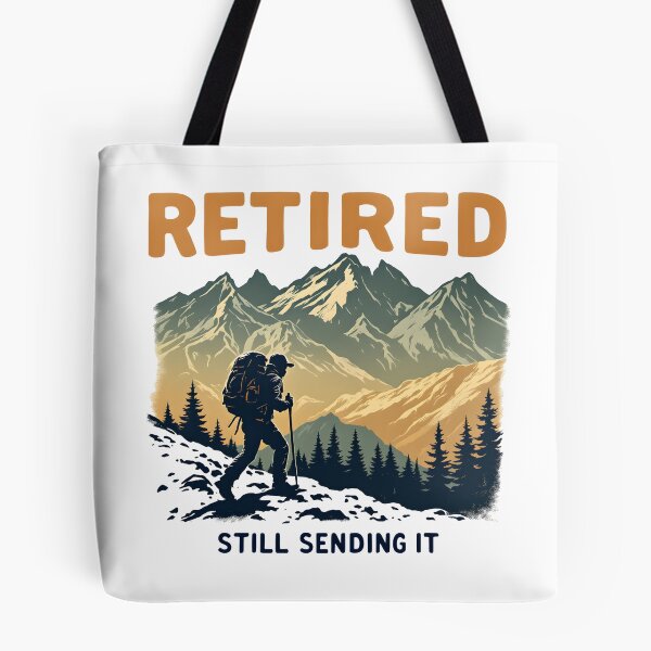 Item preview, Retired and Still Sending It designed and sold by NorthingShop.