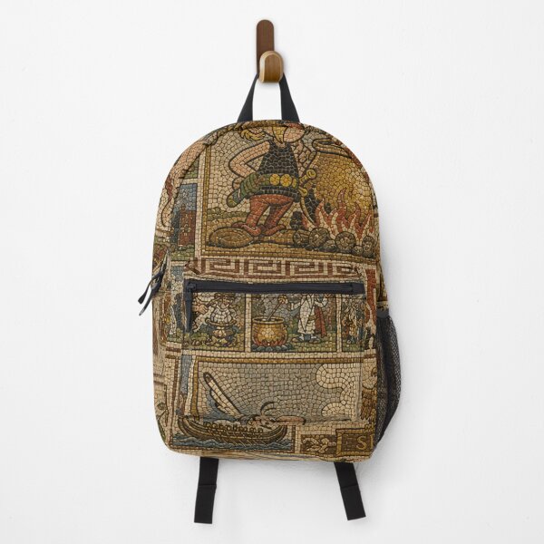 Item preview, Vintage Roman Comic Wall – Asterix Mosaic Artwork designed and sold by JcAbstractArt.