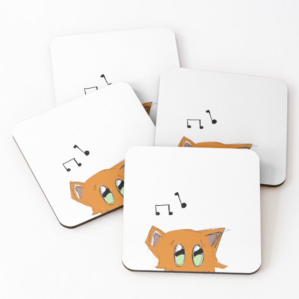 Item preview, Kitty singing art sketch  designed and sold by Tamthecat shop.