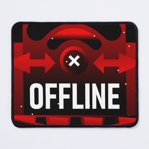 Item preview, OFFLINE Disconnected Wi-Fi - Deep Work Boundary Graphic designed and sold by The Nomadic Designs.