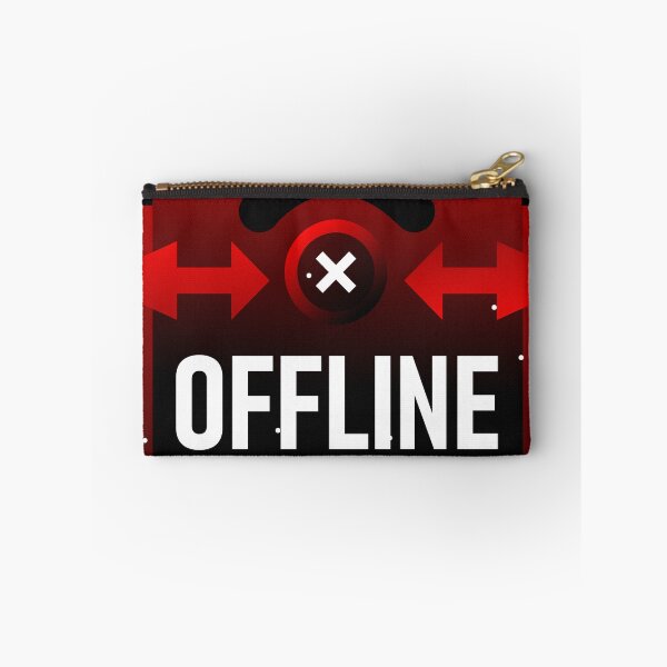 Item preview, OFFLINE Disconnected Wi-Fi - Deep Work Boundary Graphic designed and sold by The Nomadic Designs.