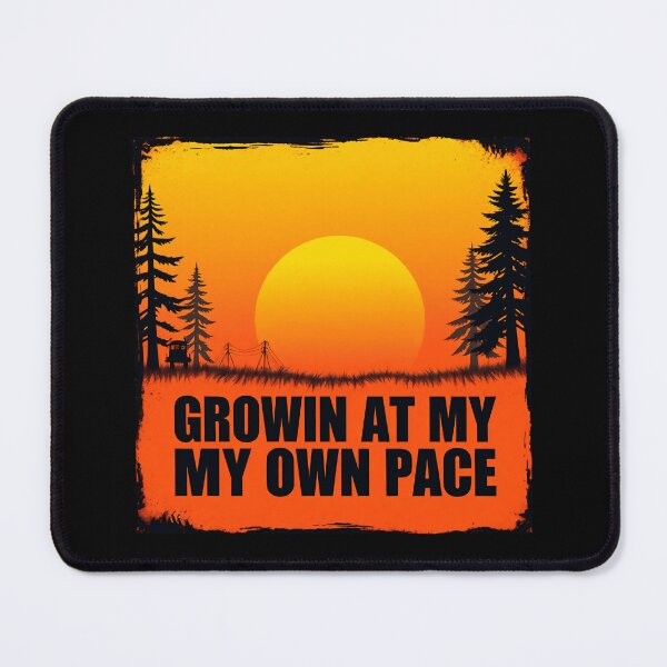 Item preview, Growin At My Own Pace: Retro Sunset Tree Graphic designed and sold by artlife4.