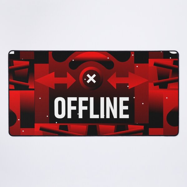 Item preview, OFFLINE Disconnected Wi-Fi - Deep Work Boundary Graphic designed and sold by The Nomadic Designs.