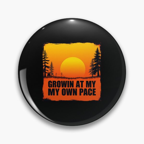 Item preview, Growin At My Own Pace: Retro Sunset Tree Graphic designed and sold by artlife4.