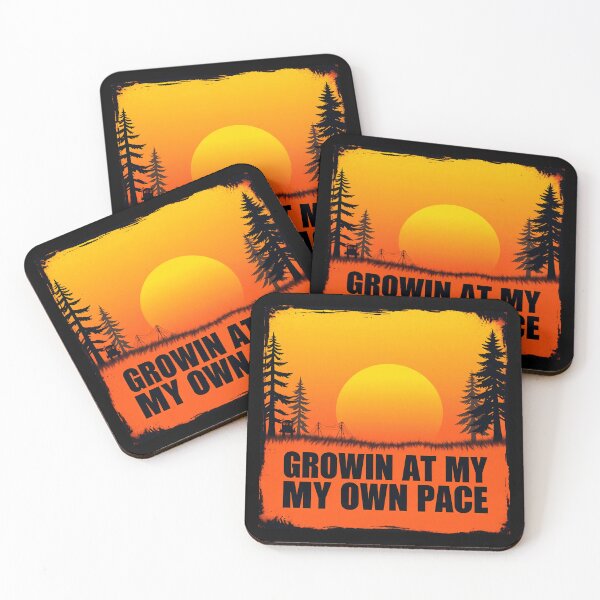Item preview, Growin At My Own Pace: Retro Sunset Tree Graphic designed and sold by artlife4.