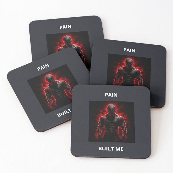 Item preview, PAIN BUILT ME Dark Gym Design designed and sold by Wild Horizon Studio.