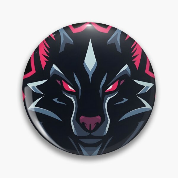Item preview, Neon Pink Cyber Wolf Gaming Logo designed and sold by SenTinio.