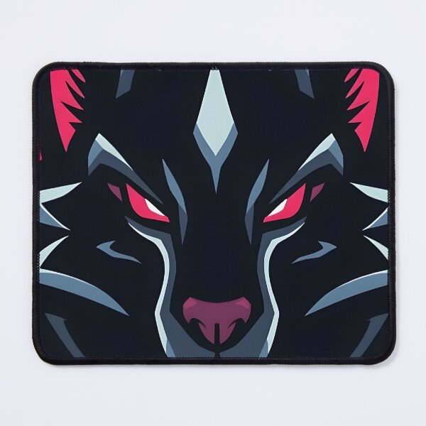 Item preview, Neon Pink Cyber Wolf Gaming Logo designed and sold by SenTinio.