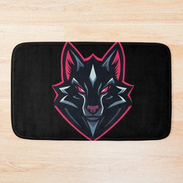 Item preview, Neon Pink Cyber Wolf Gaming Logo designed and sold by SenTinio.