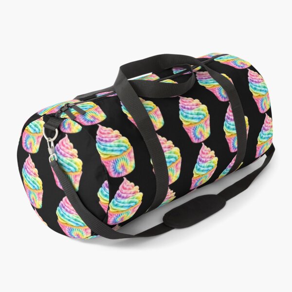 Item preview, Rainbow Tie Dye Cupcake Watercolor Art designed and sold by jgvisualarts.