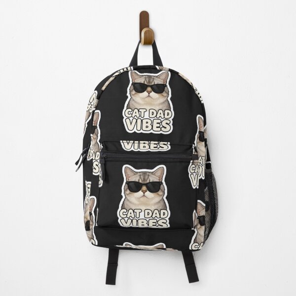 Item preview, Cat Dad Vibes Retro Aesthetic designed and sold by Noxivora.