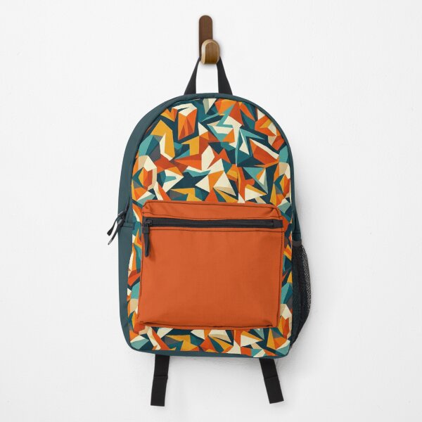 Item preview, Vibrant Retro Geometric Sunset Abstract Pattern designed and sold by PrincessJStudio.