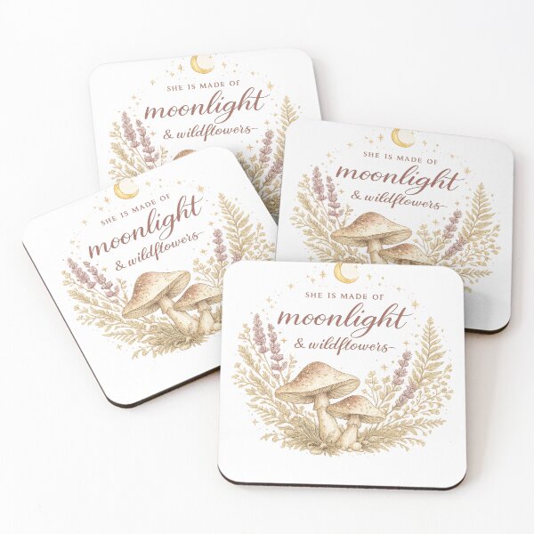 Item preview, Made Of Moonlight And Wildflowers Cottage  Witch Gift for Her Women Botanical Shirt designed and sold by DreamelleStudio.