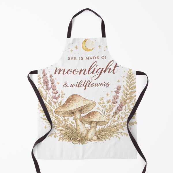 Item preview, Made Of Moonlight And Wildflowers Cottage Witch Gift for Her Women Botanical Shirt designed and sold by DreamelleStudio.
