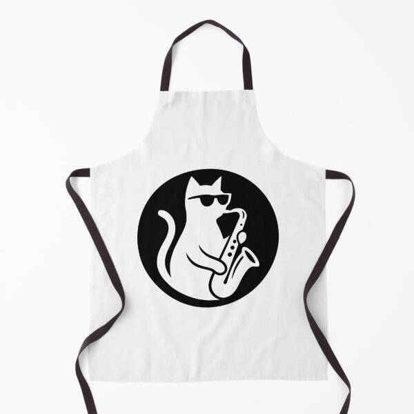 Item preview, Cool Jazz Cat Saxophone designed and sold by AnnSign.