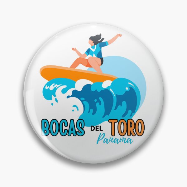 Item preview, Bocas Del Toro Panama Surfing Surfboard Colorful Stylistic  designed and sold by julyperson.