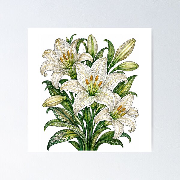 Item preview, Easter Lily designed and sold by PaintedbyCarol.