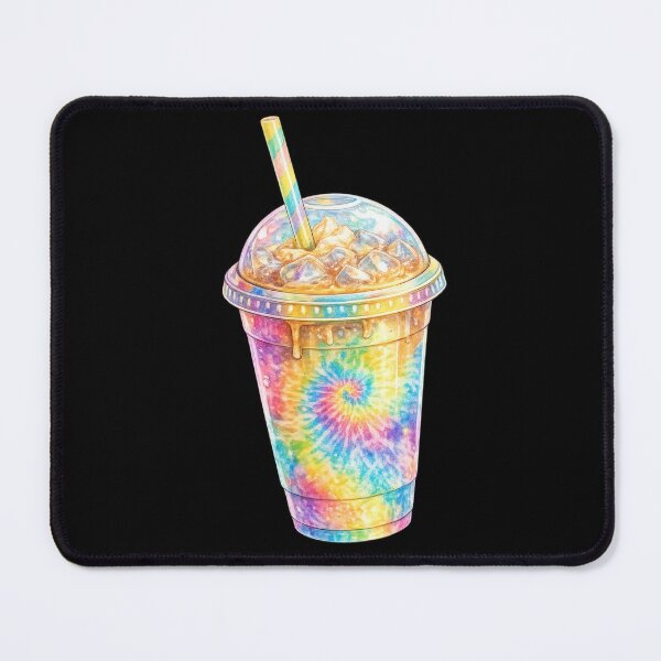 Item preview, Rainbow Tie Dye Iced Drink Cup designed and sold by jgvisualarts.