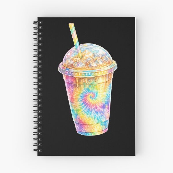 Item preview, Rainbow Tie Dye Iced Drink Cup designed and sold by jgvisualarts.