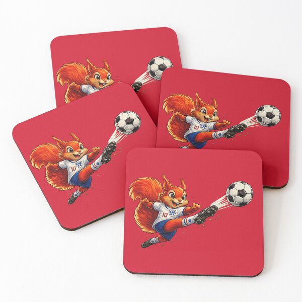 Item preview, England Red Squirrel Football Team designed and sold by SecretSquirrellDesigns.