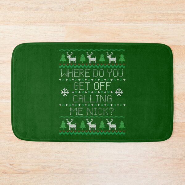 Item preview, Calling Me Nick Ugly Christmas Sweater designed and sold by Normbot2000.