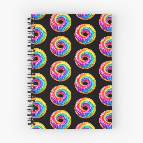 Item preview, Rainbow Tie Dye Donut Art designed and sold by jgvisualarts.