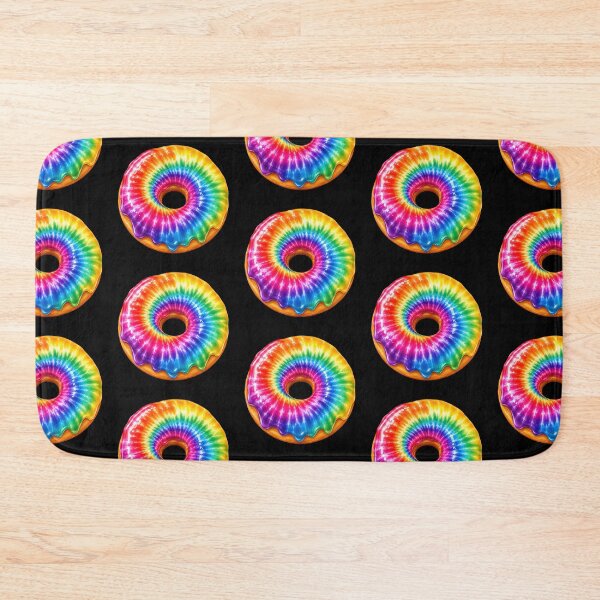 Item preview, Rainbow Tie Dye Donut Art designed and sold by jgvisualarts.