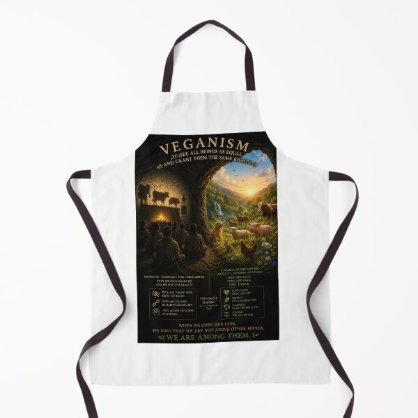 Item preview, “Veganism Beyond Plato’s Cave” designed and sold by RGUVegan.