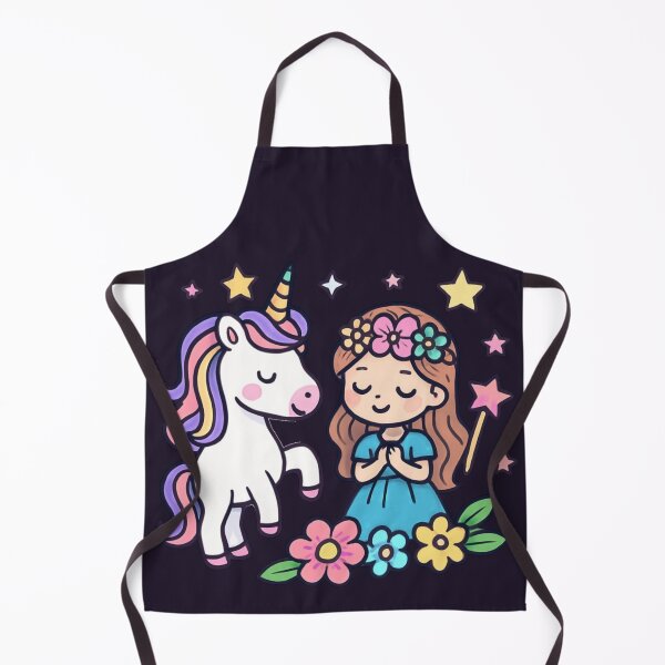 Item preview, Cute Kawaii Princess & Rainbow Unicorn: Magical Fantasy Friendship Sticker designed and sold by Yasmine Mohammed.