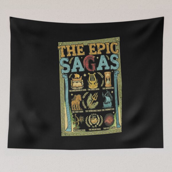 Item preview, Epic Sagas Mythology Illustration Design designed and sold by Sugengthecraftd.
