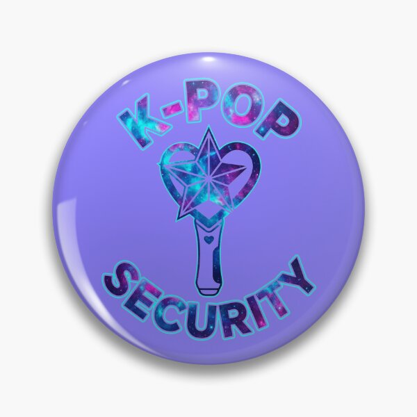 Item preview, Kpop Security Lightstick Galaxy Fan Humor designed and sold by bosamji.