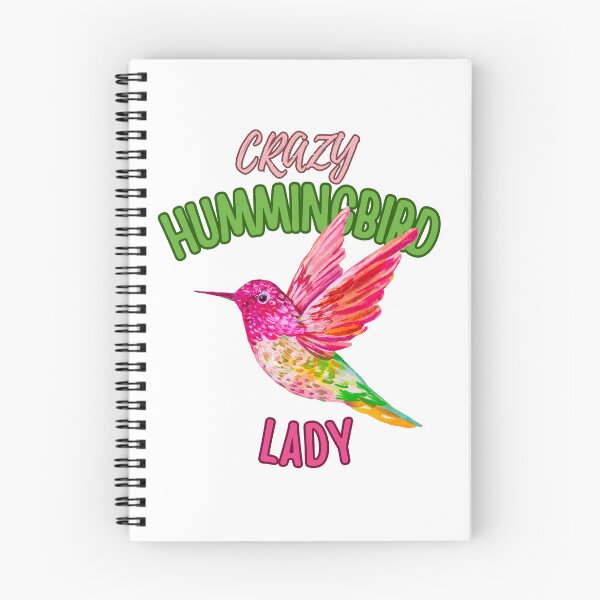 Item preview, Crazy Hummingbird Lady Colorful Watercolor Funny Gift  designed and sold by julyperson.