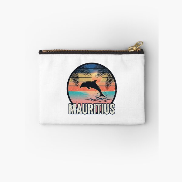 Item preview, Retro 80s Sunset Mauritius Dolphin Beach designed and sold by DuckOddity.