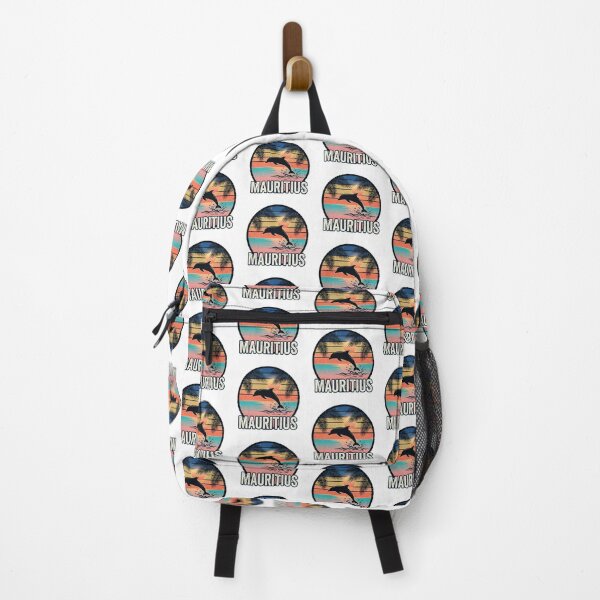 Item preview, Retro 80s Sunset Mauritius Dolphin Beach designed and sold by DuckOddity.
