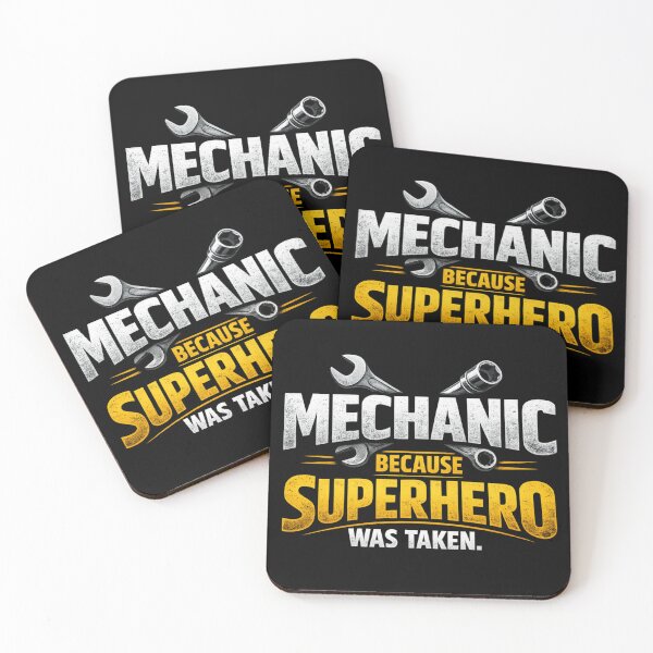 Item preview, Mechanic Because Superhero Was Taken Funny Garage Humor Design designed and sold by Ladys-Gents.