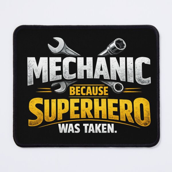 Item preview, Mechanic Because Superhero Was Taken Funny Garage Humor Design designed and sold by Ladys-Gents.