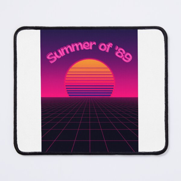 Item preview, Summer of 89 Retrowave Cassette Tape Sunset Neon Vaporwave Design designed and sold by jojodebondy.