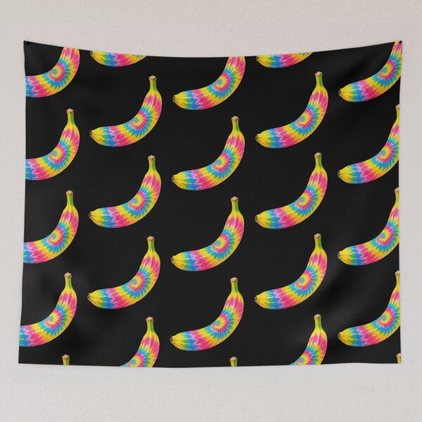 Item preview, Tie Dye Rainbow Banana Colorful Art designed and sold by jgvisualarts.