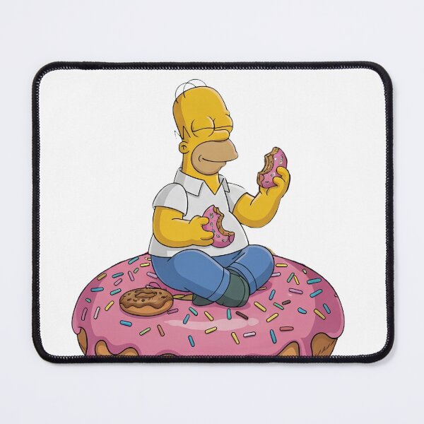 Item preview, Homer Simpson Eating Meditating on Giant Pink Donut designed and sold by DohLab.